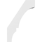 Ekena Millwork 5 1/2-in. W x 16-in. D x 24-in. H Balboa Architectural Grade PVC Knee Brace BRCP055X16X24BOA - alternate 2